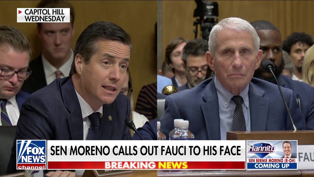 Sen Bernie Moreno: This is why Dr Fauci is the left’s hero