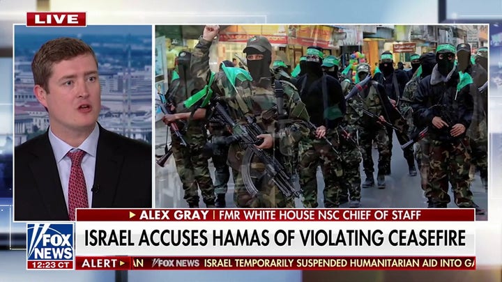 Israel will 'wipe Hamas off the map' if they don't obey Trump's ceasefire deal: Alex Gray