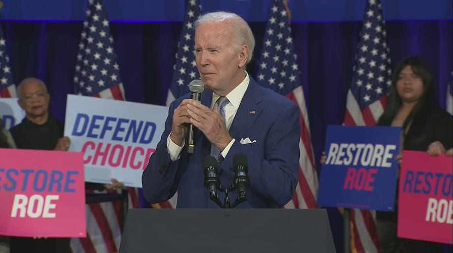 President Biden vows to codify Roe after midterms