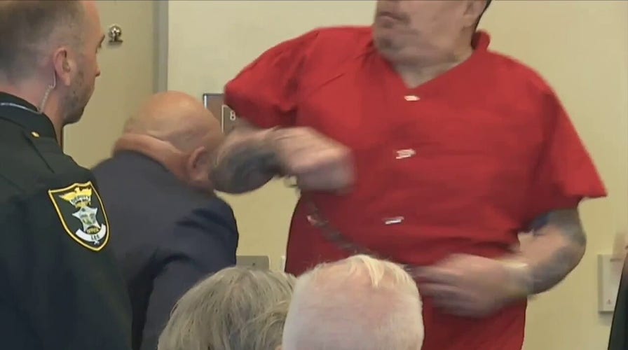 Convicted murderer attacks his attorney in courtroom before learning his fate