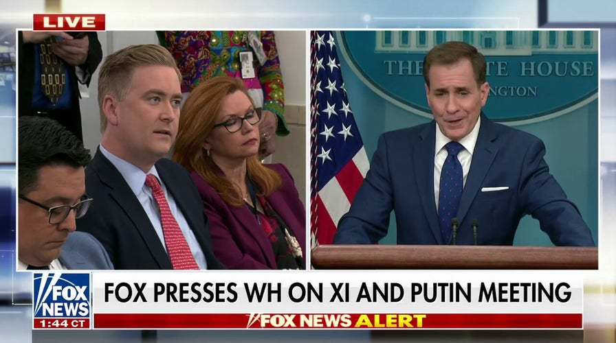 Peter Doocy questions John Kirby: Why did Biden allow Russia and China to team up against the US?