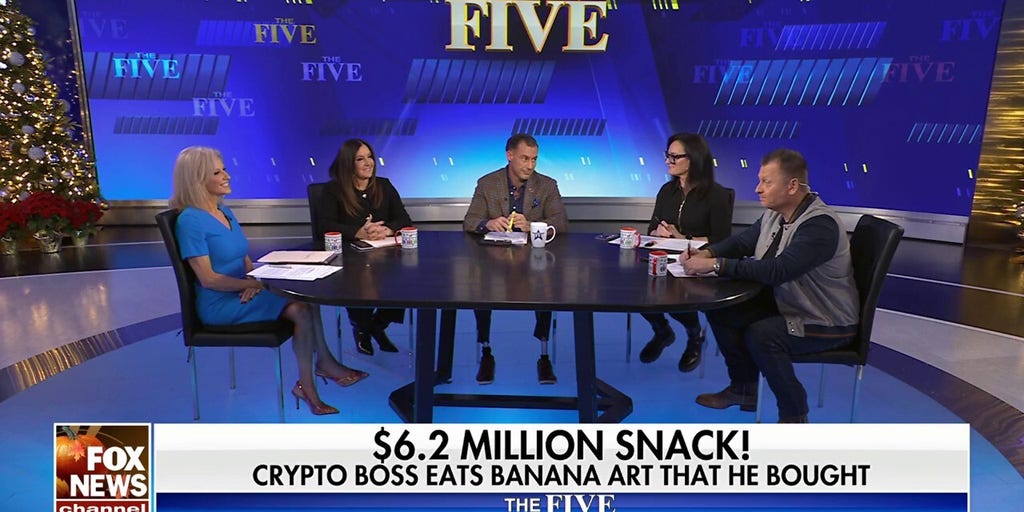 Crypto boss eats $6.2M banana he bought in art sale