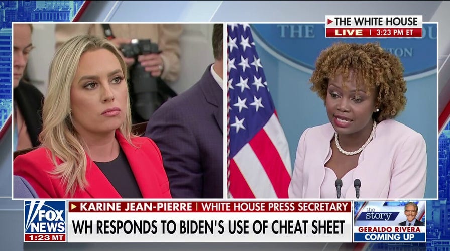 White House addresses Biden's use of the cheat sheet