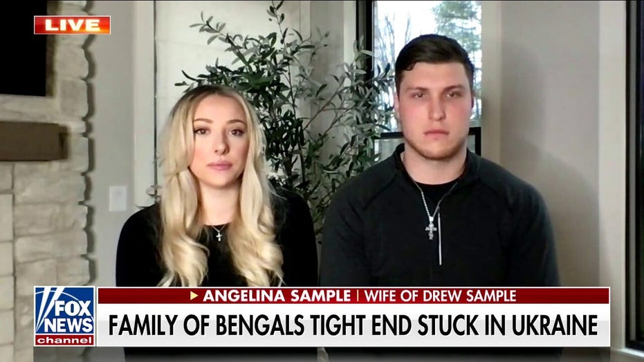 Trapped in Ukraine: Bengals tight end, wife sound alarm with family stuck in war-torn nation