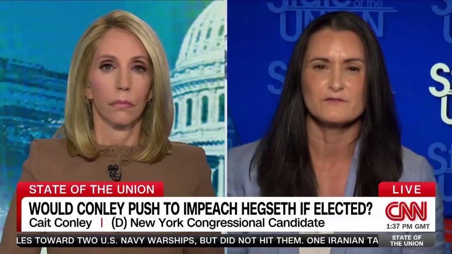 Army combat veteran Cait Conley backs Hegseth impeachment, calls him national security 'hazard'