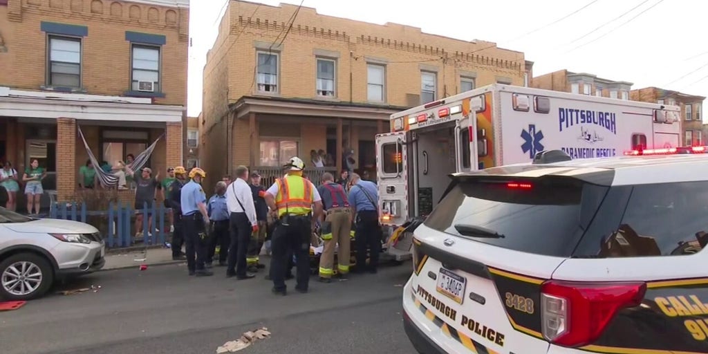 First responders provide aid after Pittsburgh roof collapse