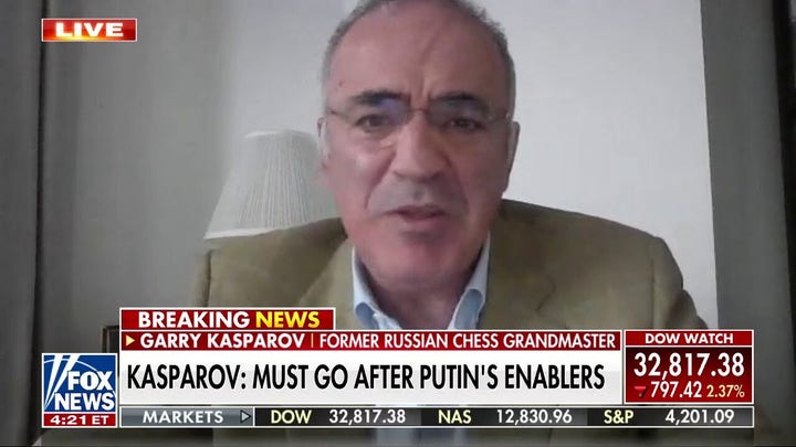 World Chess Champion Garry Kasparov analyzes Putin