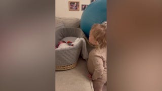 Toddler meets her baby brother for the first time in adorable video - Fox News