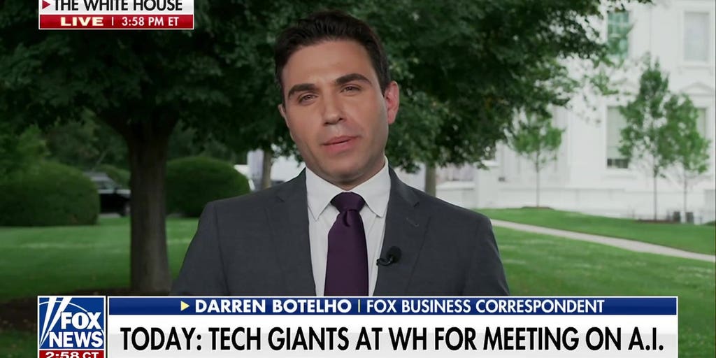 Tech giants meet at White House for meeting on AI