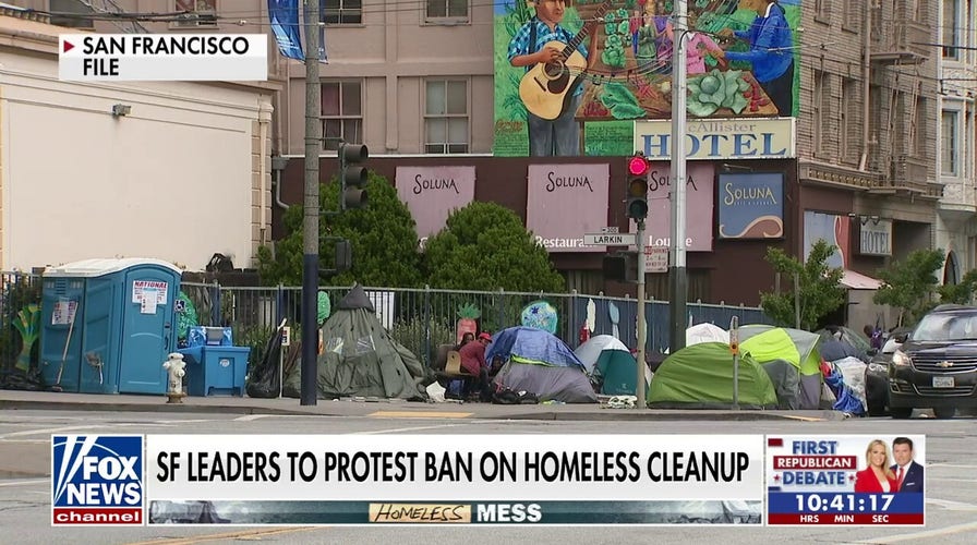 San Francisco leaders protest ban on homeless camps
