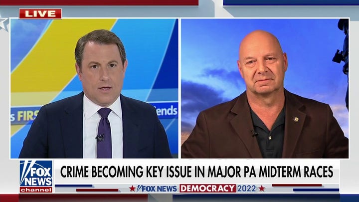 Pennsylvania gubernatorial candidate Doug Mastriano rips crime surge: 'It's a political earthquake'