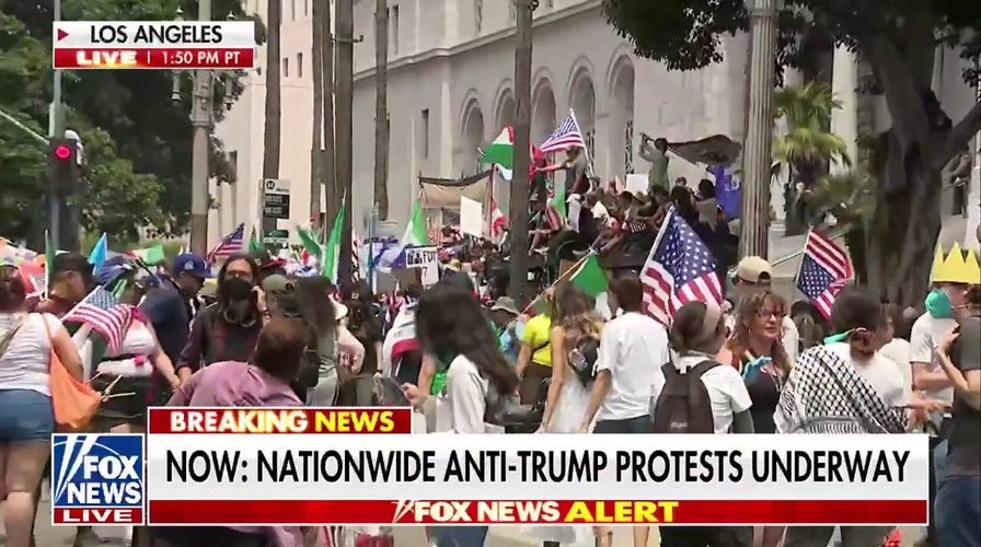 Protests continue in Los Angeles against ICE, President Trump 