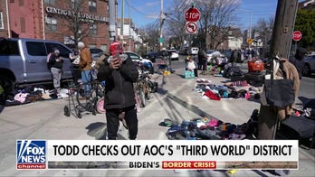 Todd Piro visits AOC’s district affected by border crisis