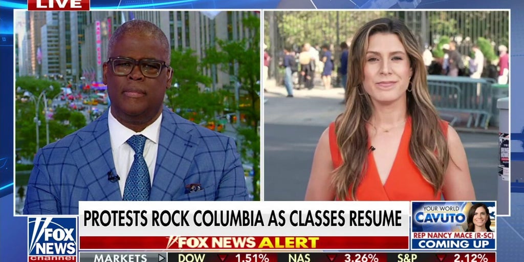 Protests break out at Columbia University as classes resume