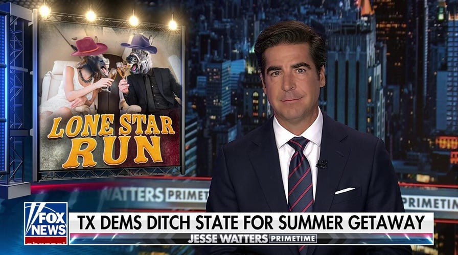 Democrats are running away when they might lose power, says Jesse Watters