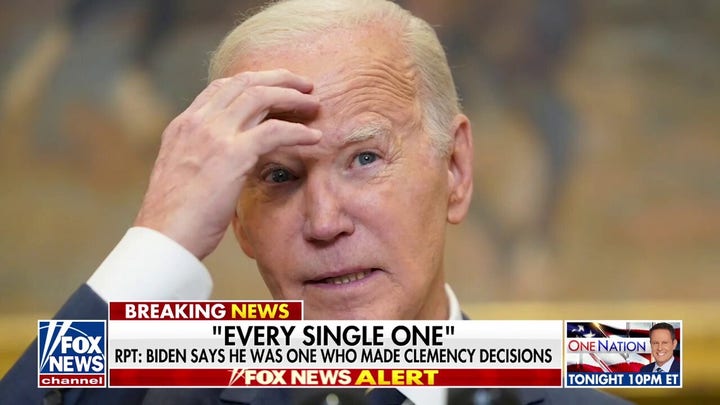 Biden claims he made 'every single one' of the clemency decisions, aids only signed off on them