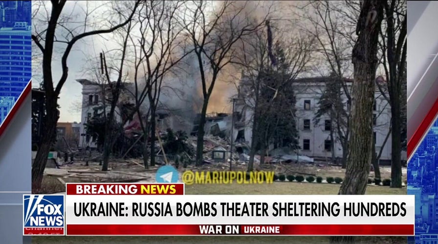 Bomb theater in Ukraine takes direct hit from Russian bomb: Mike Tobin