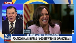 Joe Concha slams Kamala Harris amid shower of praise from Politico: 'As authentic as George Santos' - Fox News
