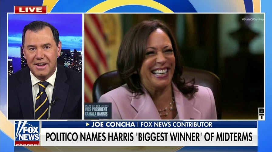 Joe Concha slams Kamala Harris amid shower of praise from Politico: 'As authentic as George Santos'