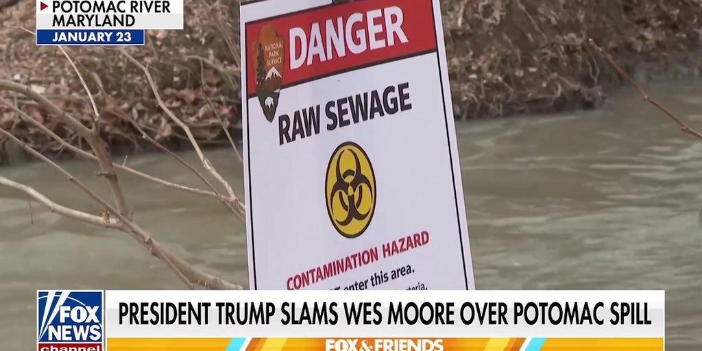 Trump slams Maryland Gov. Wes Moore over Potomac sewage spill: 'He can't fix anything'