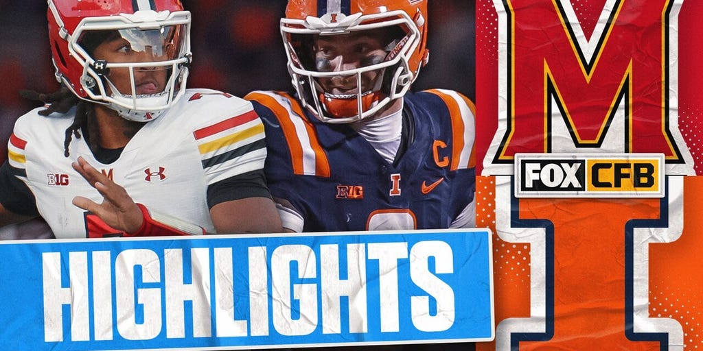 Maryland Terrapins vs. Illinois Fighting Illini Highlights | FOX College Football