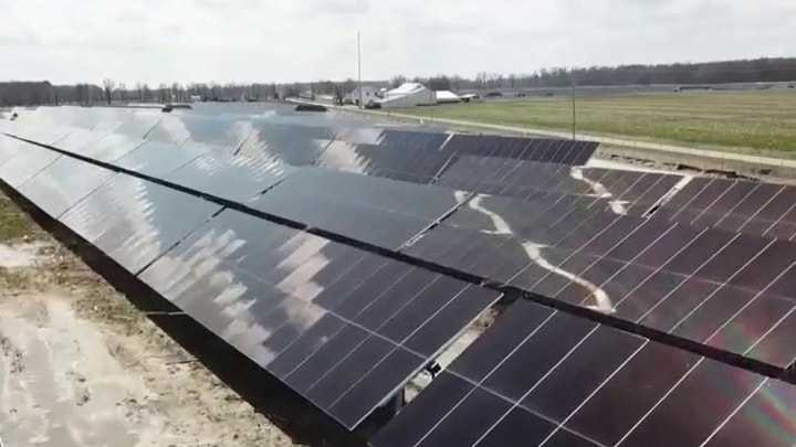 Energy companies leasing farmland to produce solar power