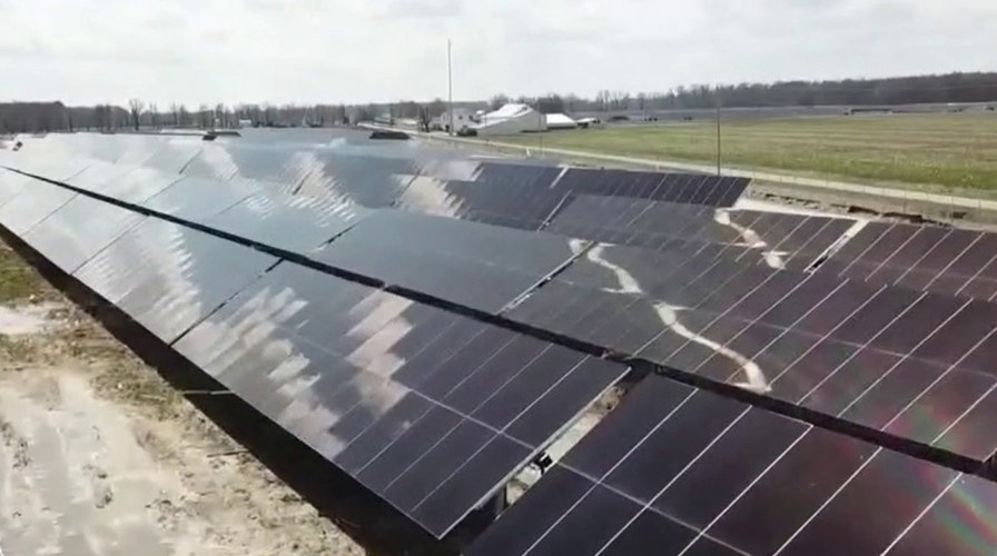 Energy companies leasing farmland to produce solar power