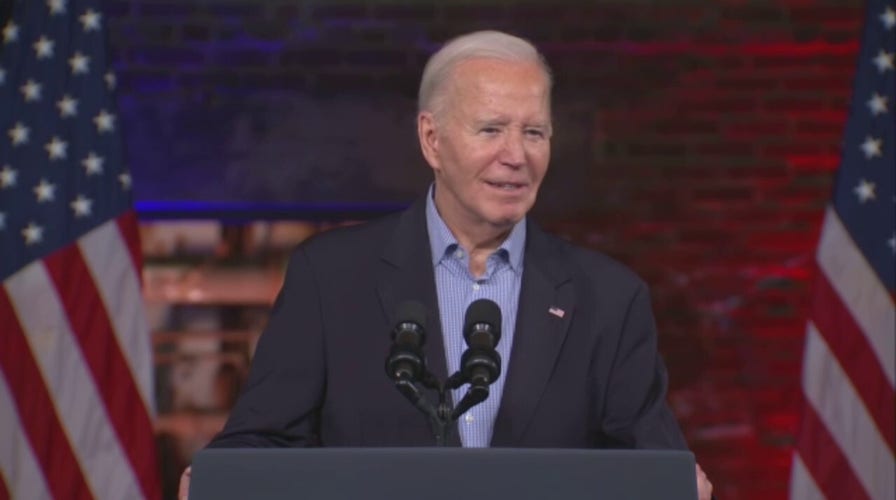Pro-Palestinian protester interrupts Biden's campaign speech: Genocide Joe