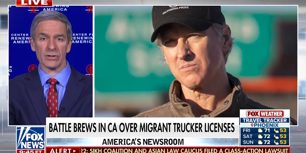 Battle brews in California over migrant trucker licenses