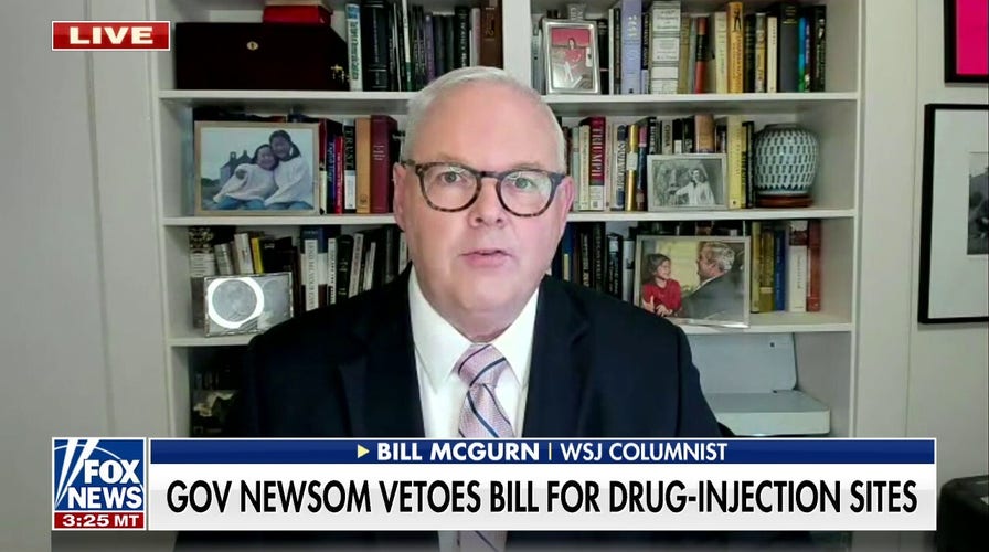 Gov. Newsom shuts down bill for drug-injection sites