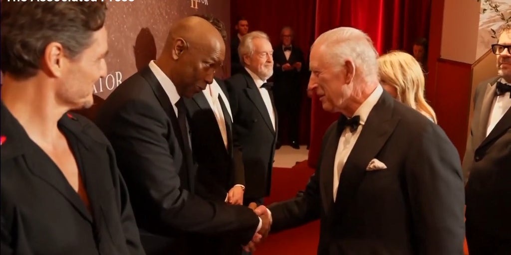 Denzel Washington and King Charles Attend Gladiator II Premiere