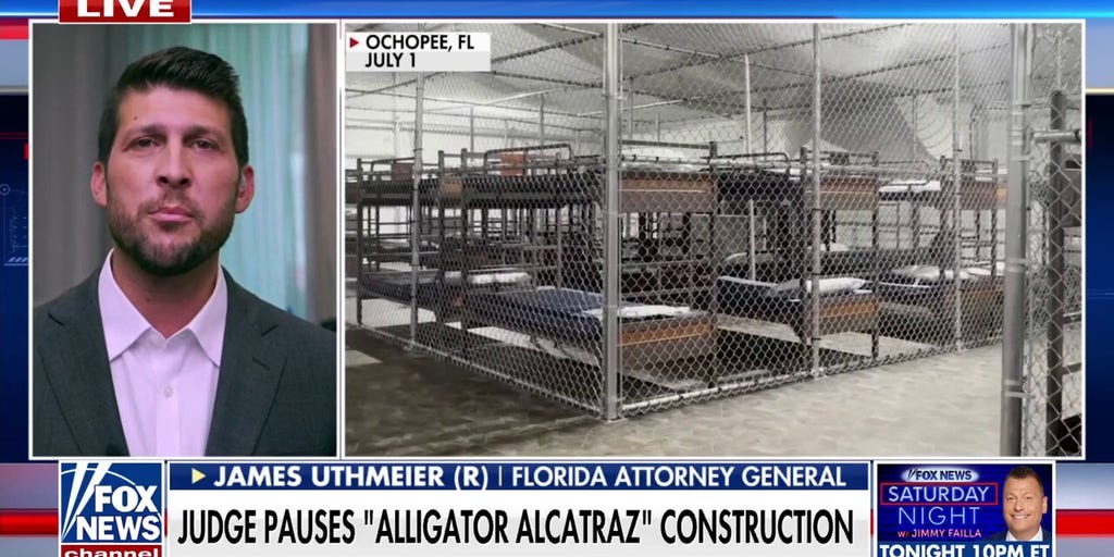 Florida AG vows to ‘fight back’ against ‘judicial activism’ after judge pauses ‘Alligator Alcatraz’ construction