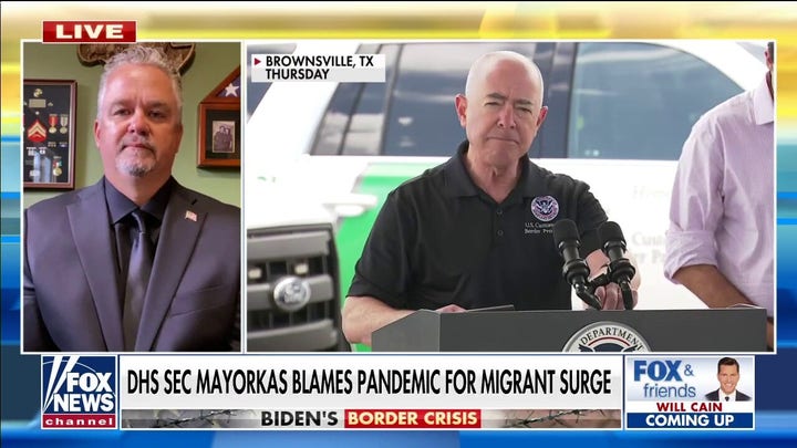 ICE official who resigned rips Mayorkas for trying to make border surge ‘sound like a good thing’: ‘Disgusting’