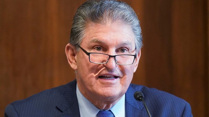 Sen. Joe Manchin breaks with Biden on corporate tax rate increase