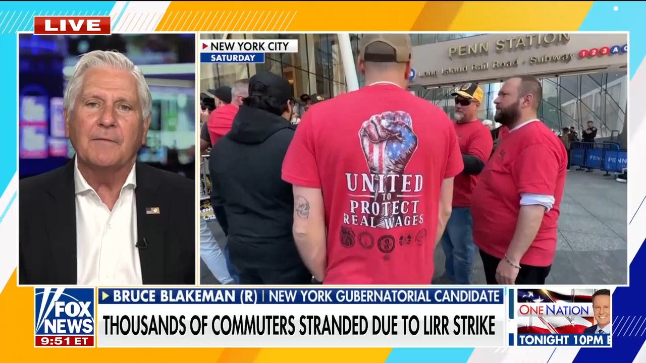 NY gubernatorial candidate calls out Hochul over LIRR strike fallout