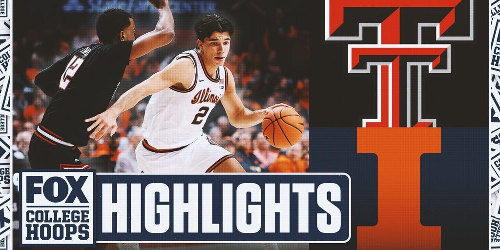 No. 11 Texas Tech Red Raiders vs. No. 14 Illinois Fighting Illini Highlights | FOX College Hoops