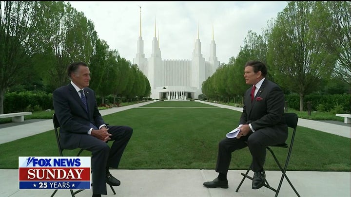 Bret Baier hosts exclusive interview with Sen. Romney at Washington DC Temple