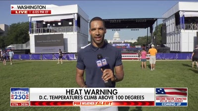 DC temperatures climb above 100 degrees as excessive heat warnings take effect