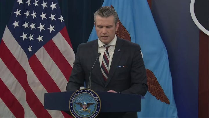 Hegseth says US sunk Iranian warship with torpedo, marking a first since World War II