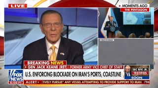 Iran blockade: US military warns 'no fair fight' for Tehran