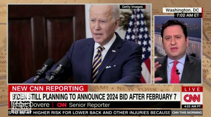 CNN reporter says Biden team is 'full steam ahead' with 2024 plans despite document scandal 