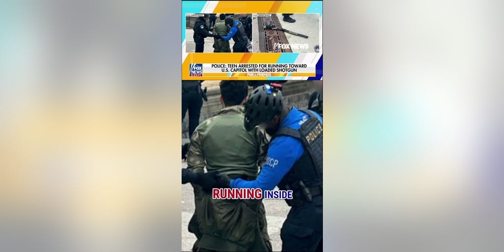 Man ARRESTED after allegedly running toward US Capitol with shotgun