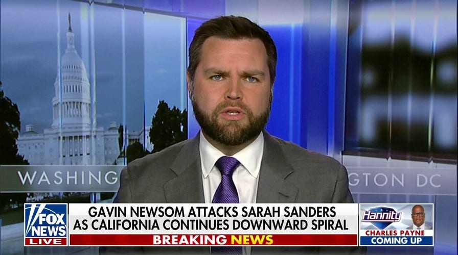 JD Vance responds to Gavin Newsom attacking Sarah Sanders