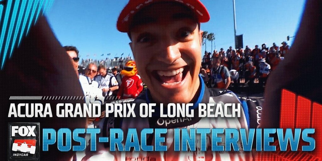 POST-RACE INTERVIEWS: Alex Palou, Felix Rosenqvist & more after Acura Grand Prix of Long Beach