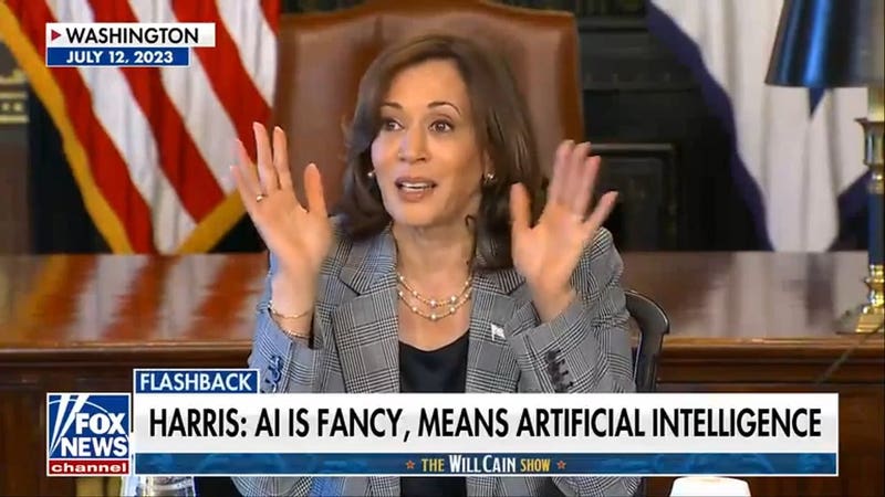 Will Cain mocks Kamala Harris over 'fancy' explanation of artificial intelligence