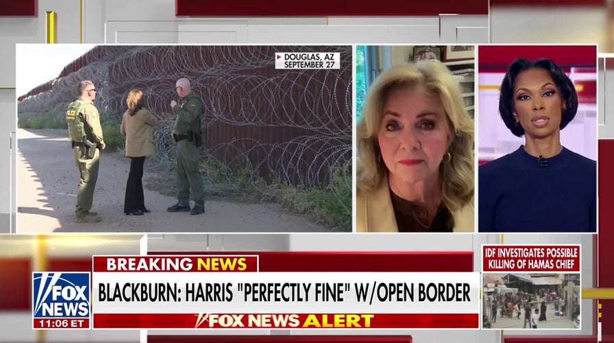 Sen. Blackburn hits Kamala Harris for 'refusing to take responsibility' for border