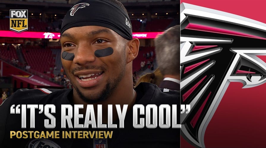 'This is so special' 💪 Bijan Robinson after BIG performance in front of family and friends