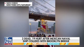 2 dead, 19 hurt after Mexican ship collides with Brooklyn Bridge