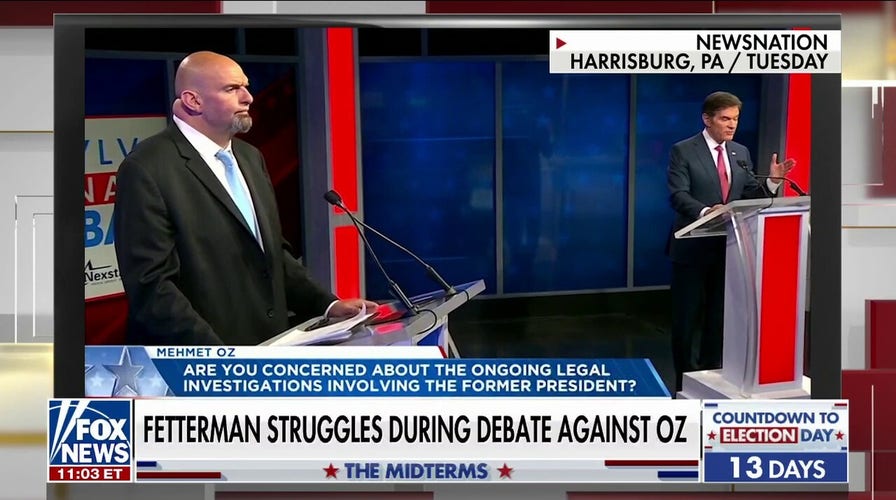 Pennsylvania Senate candidates Fetterman and Oz face off in only debate