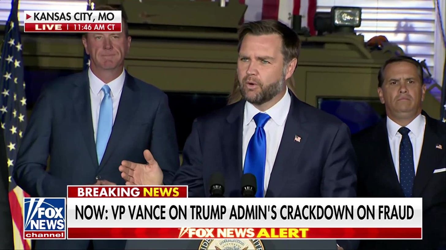 VP JD Vance announces suspension of 870K from federal loans over alleged COVID fraud
